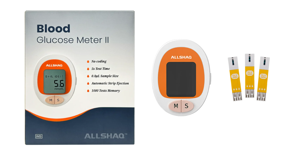 Kit Completo Glucómetro ALLSHAQ